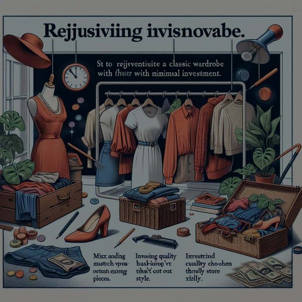 Quelles techniques pour donner un coup de jeune à une garde-robe classique avec peu d'investissement ?